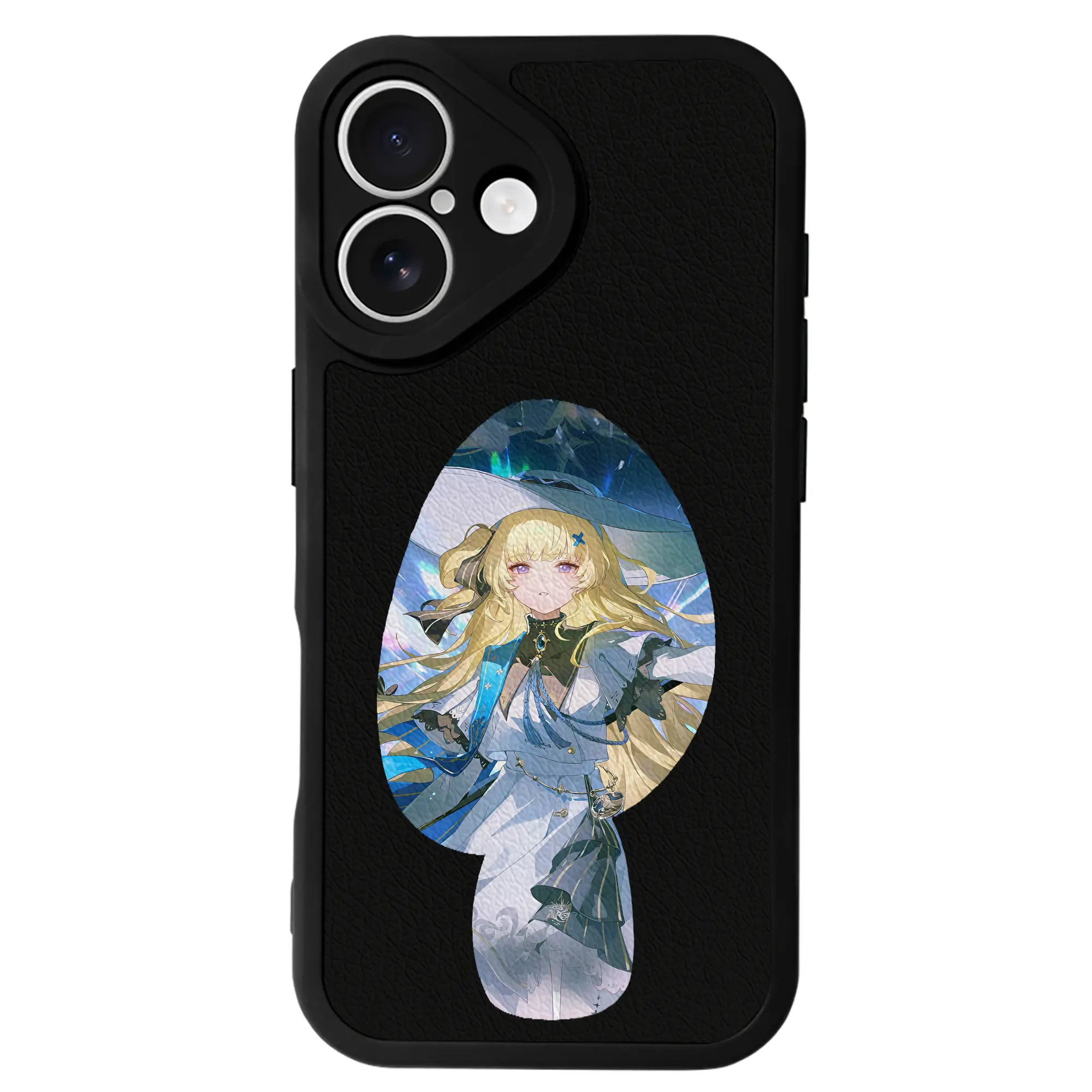 鳴潮 グッズ フィービー - IPhone 16シリーズ対応 ・ シリコンスマホケース ・ レザー調 ・ 高精度フィット ・ 耐衝撃 ・ ワイヤレス充電対応 ・ 精密カット